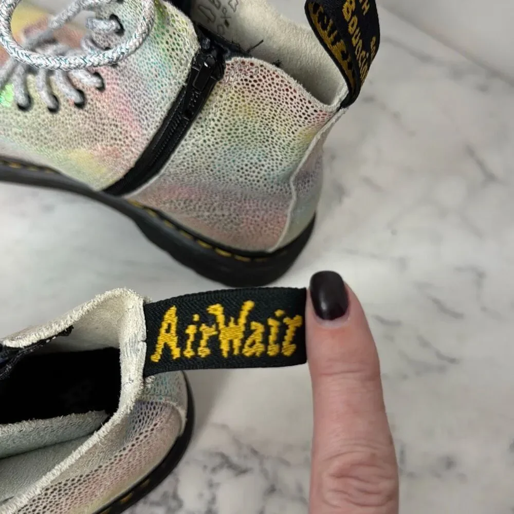 Dr. Martens Pascal Iridescent Lace Up Boots 2